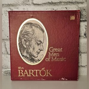 Time-Life Great Men of Music Béla Bartók 4-LP Box Set w/ Booklet Vintage